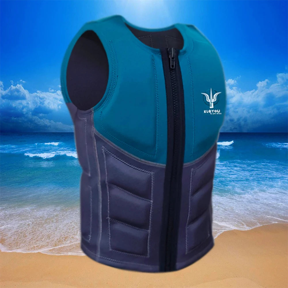 Neoprene Buoyancy Life Jacket For Adult Professional Water Sports
