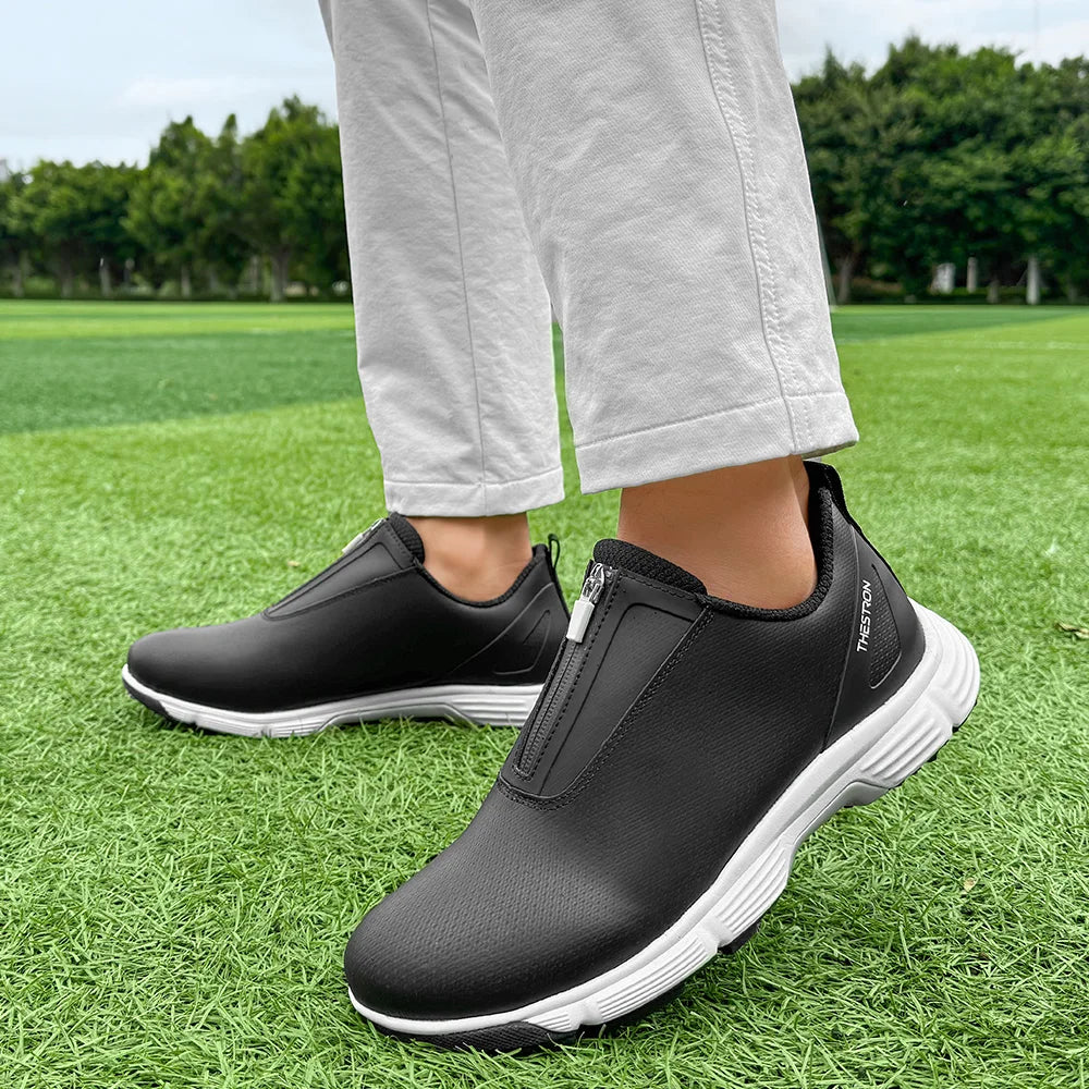 Men Golf Shoes Professional Performance Outdoor Footwear With Rubber Outsole