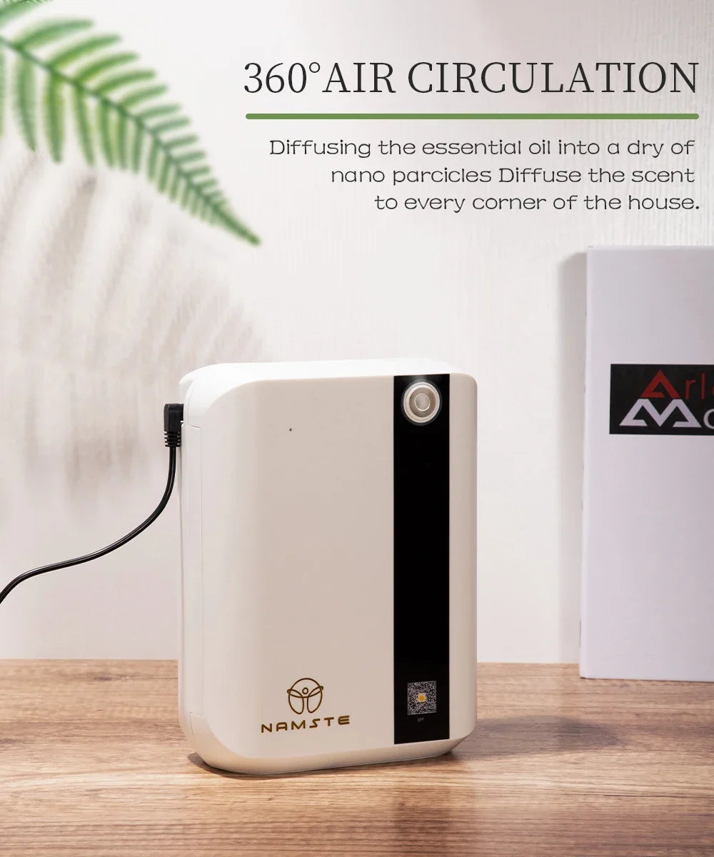 Namste Bluetooth Aroma Diffuser With Essential Oils 1000-1500m3 Coverage
