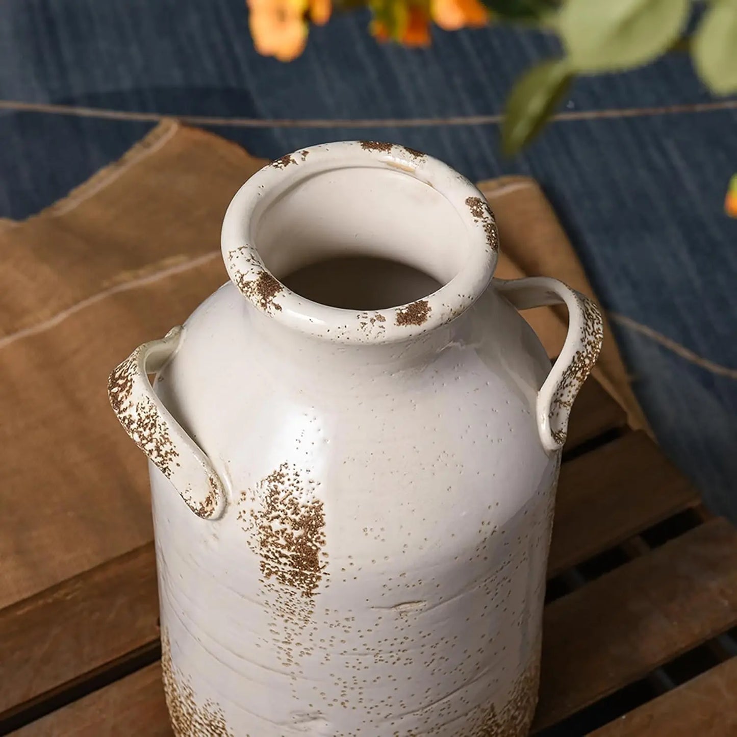 Ceramic Rustic Farmhouse Vase