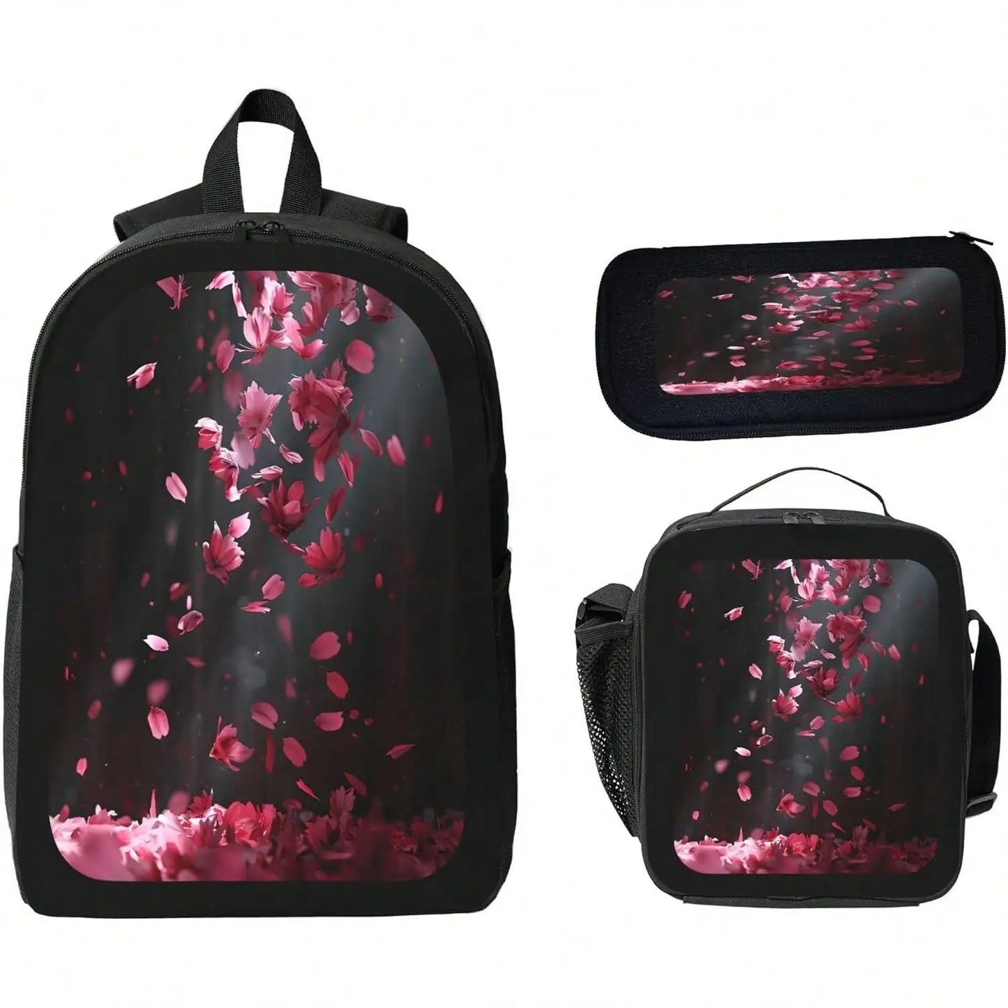 Unisex Vintage Modern Radio Backpack With Lunch Bag