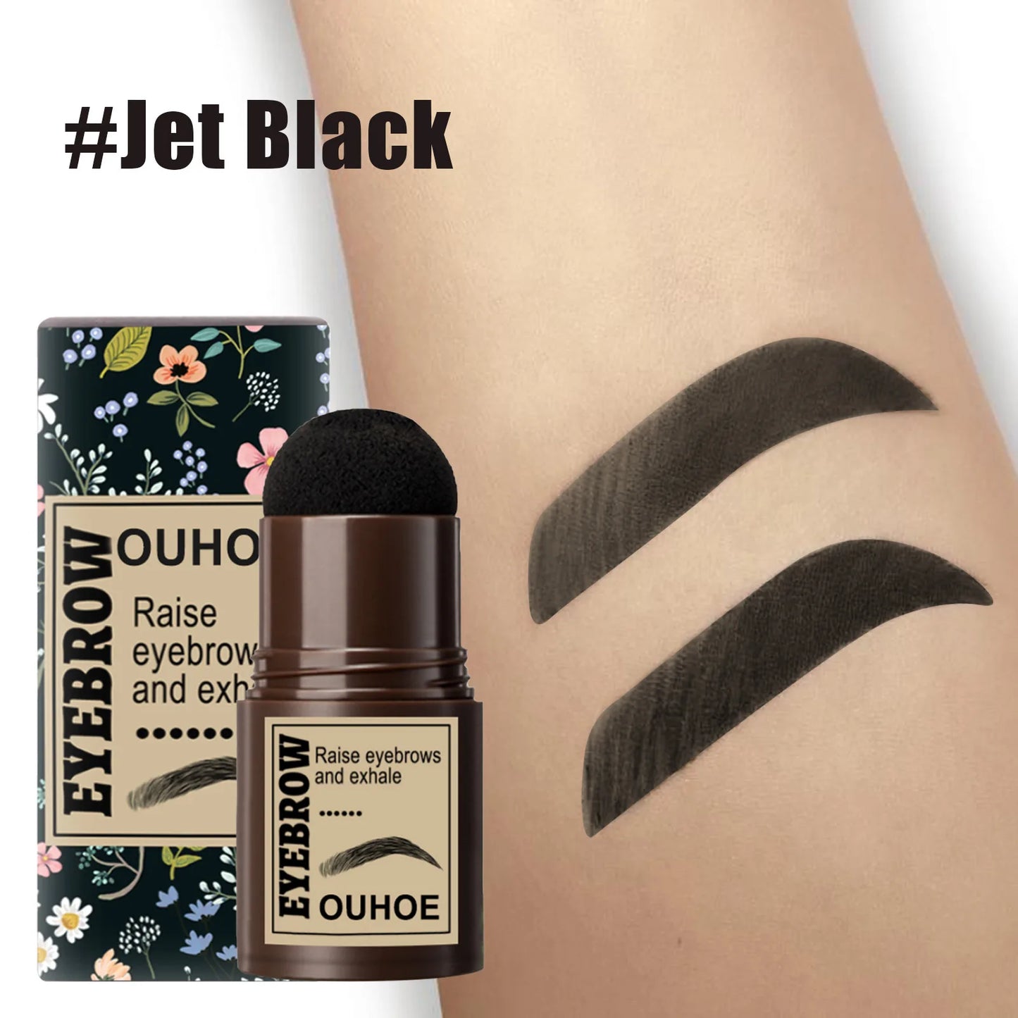 Ouhoe Eyebrow Stamp Kit Powder Waterproof Long Lasting