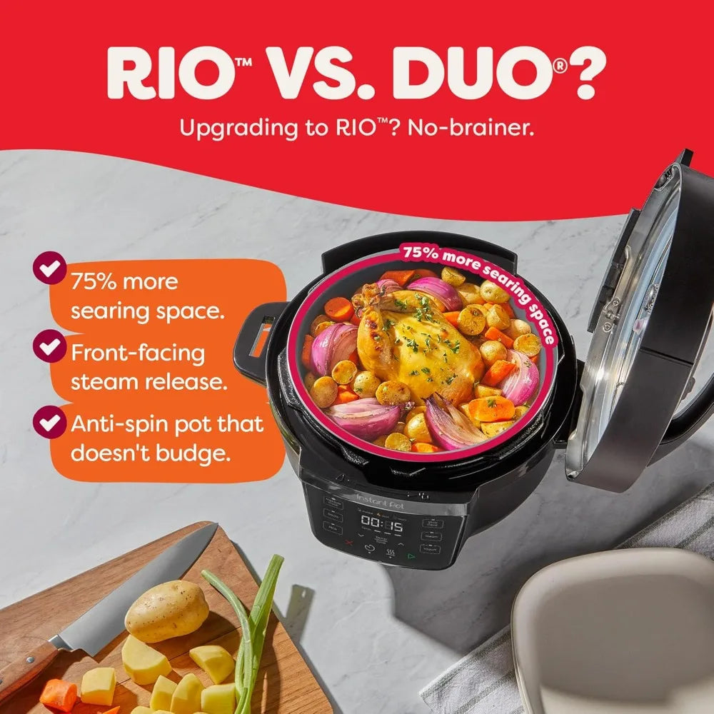 Instant Pot Rio Mini 7 In 1 Multi Cooker Pressure Cooker Slow Cooker