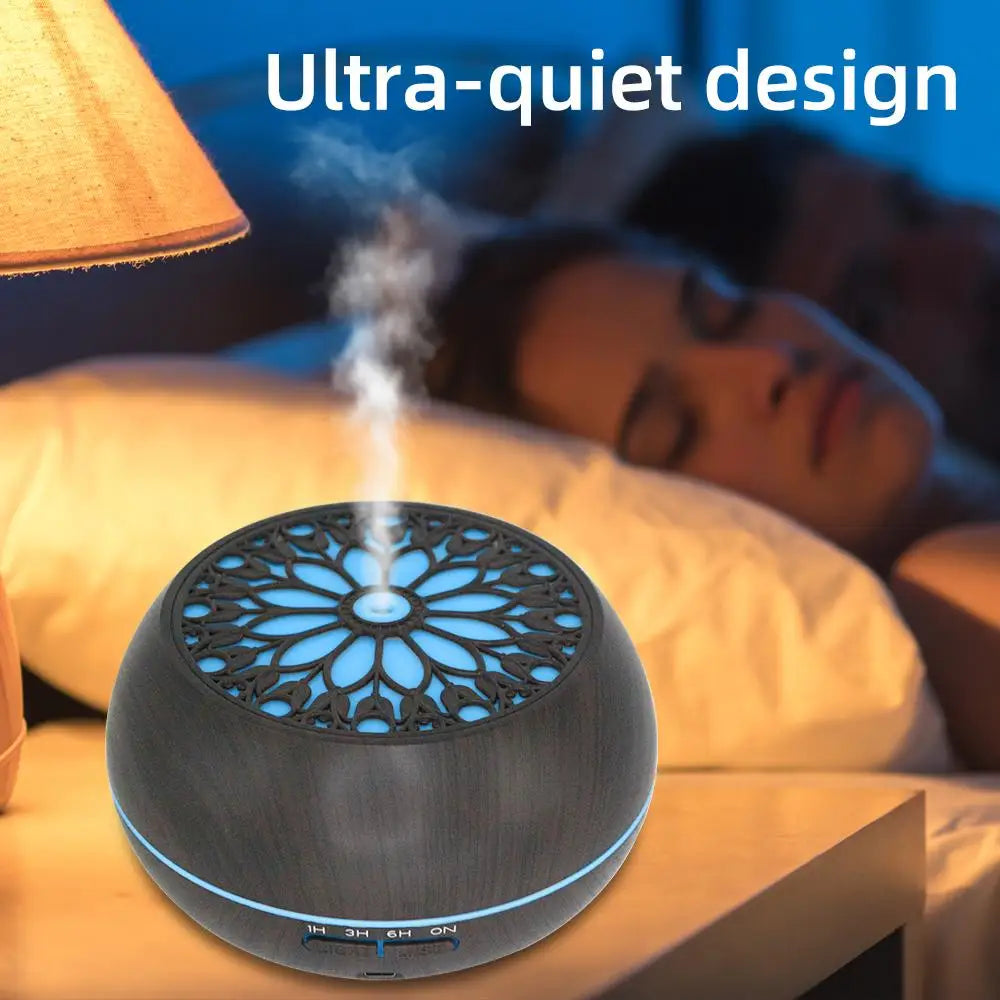 Essential Oil Diffuser With Remote and Six Scents Auto Off