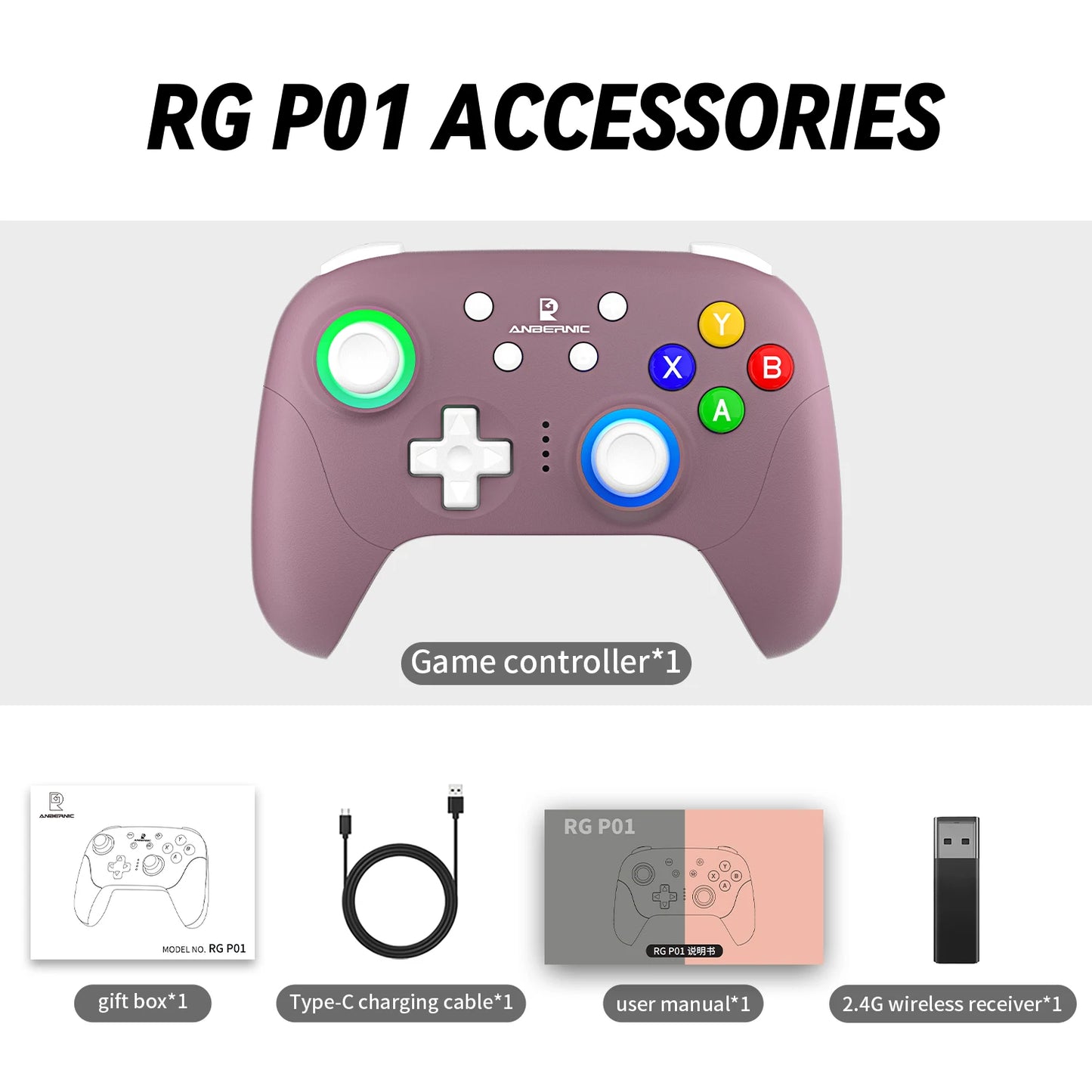 Anbernic Xbox Gamepad Controller for PC Android iOS Steam