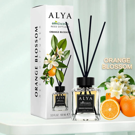 Scented Reed Diffuser Set With Four Incense Sticks