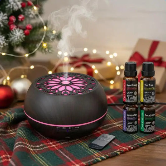 Essential Oil Diffuser With Remote and Six Scents Auto Off