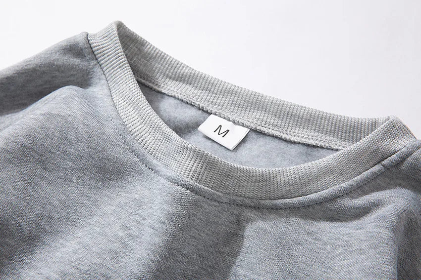 Men Running Track Suit Set Sweatshirt and Sweatpants Polyester Spandex