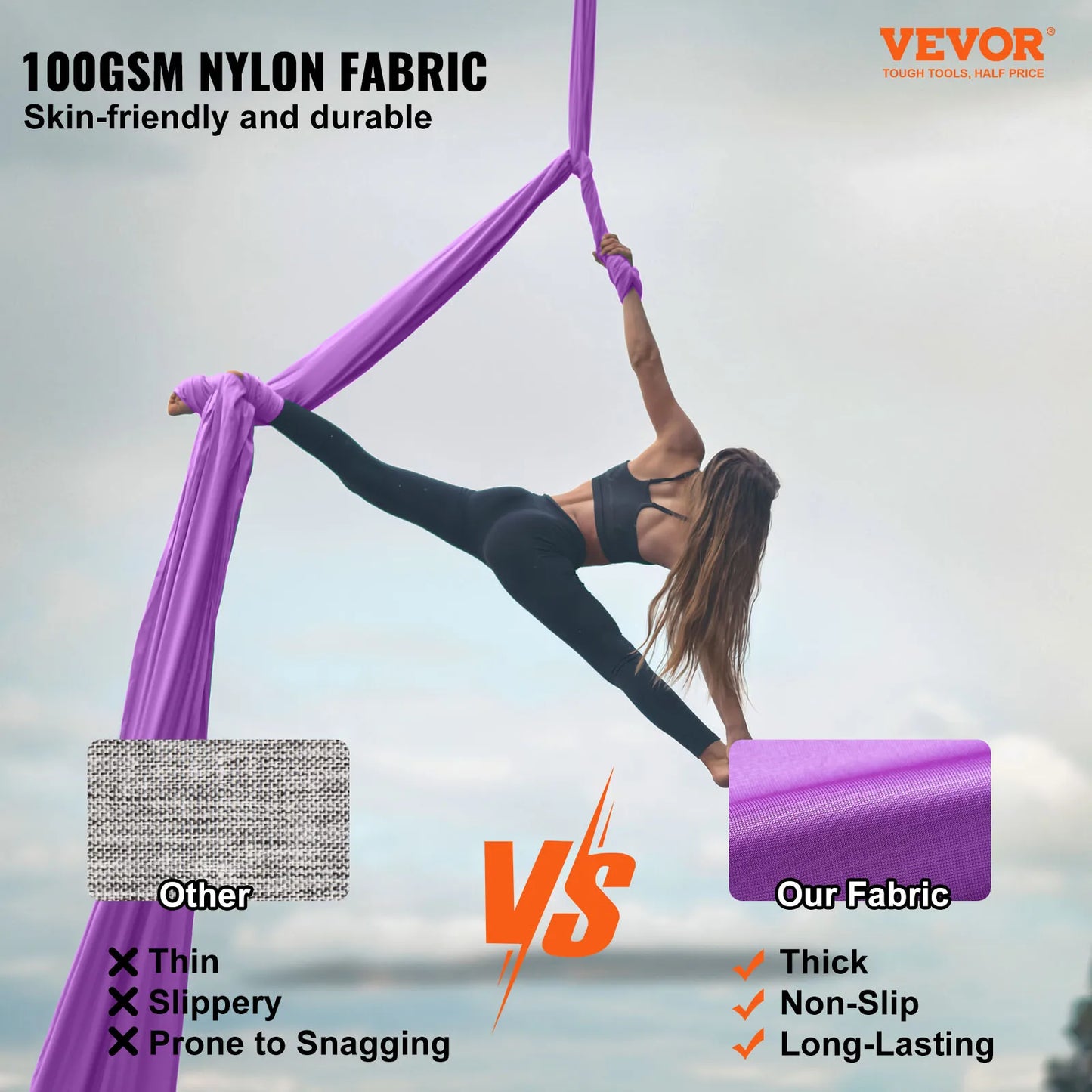 SucceBuy Aerial Yoga Hammock And Swing Starter Kit For Home