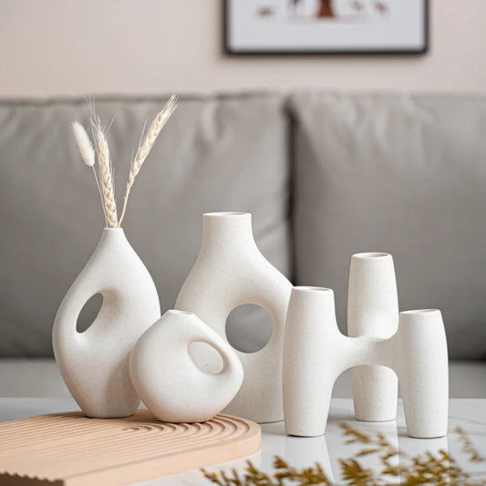 3pc ceramic vase