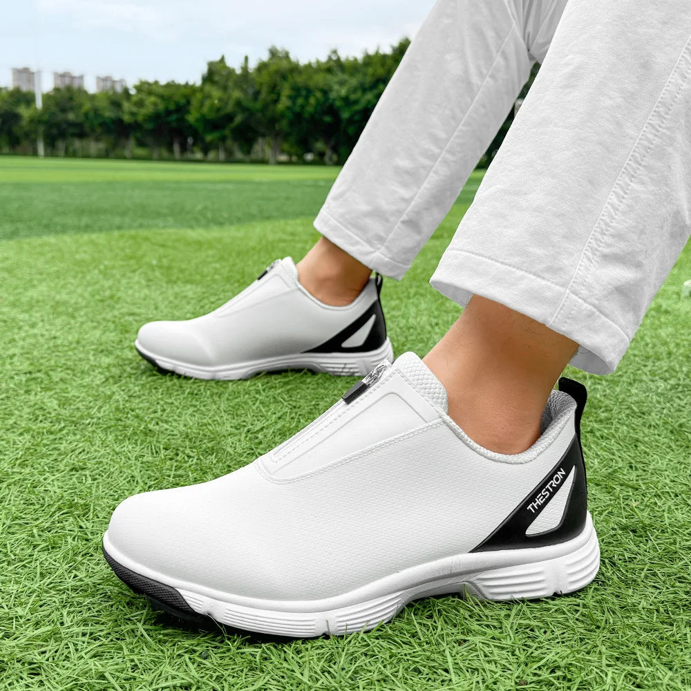 Men Golf Shoes Professional Performance Outdoor Footwear With Rubber Outsole