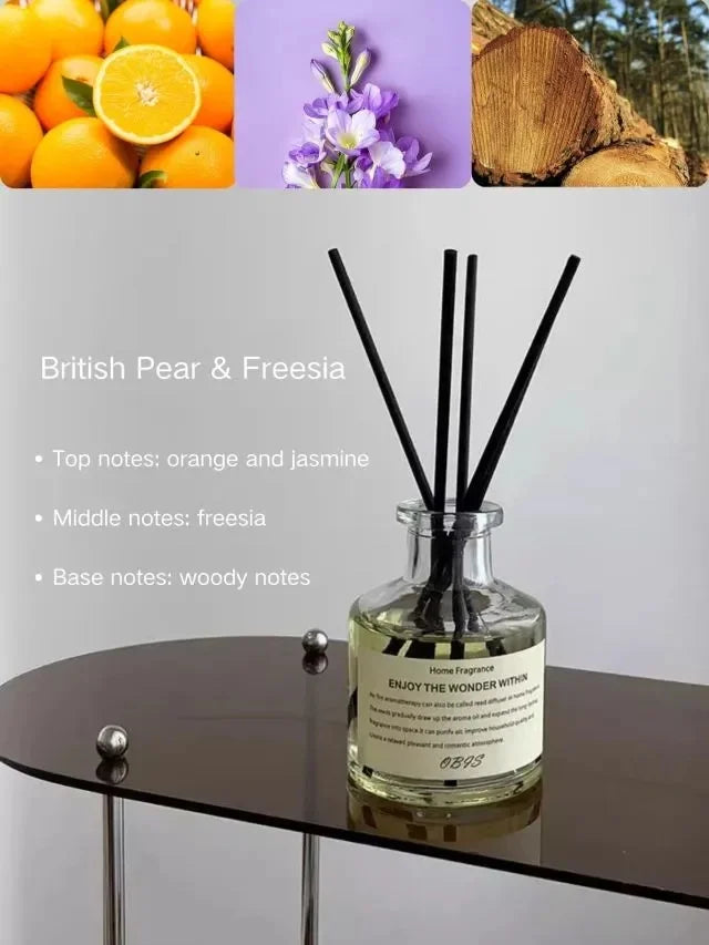 Fragrance Oil With Reed Diffuser Stick Home Room Air Freshener