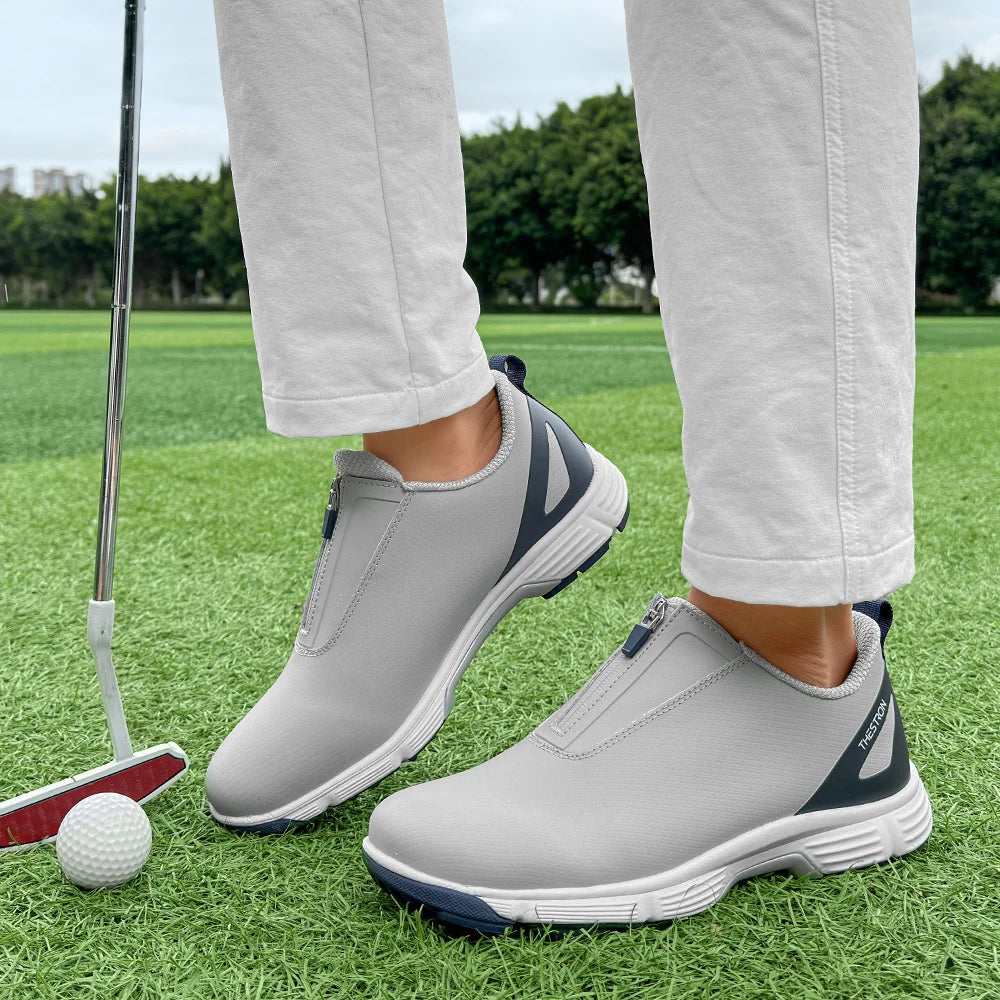 Men Golf Shoes Professional Performance Outdoor Footwear With Rubber Outsole