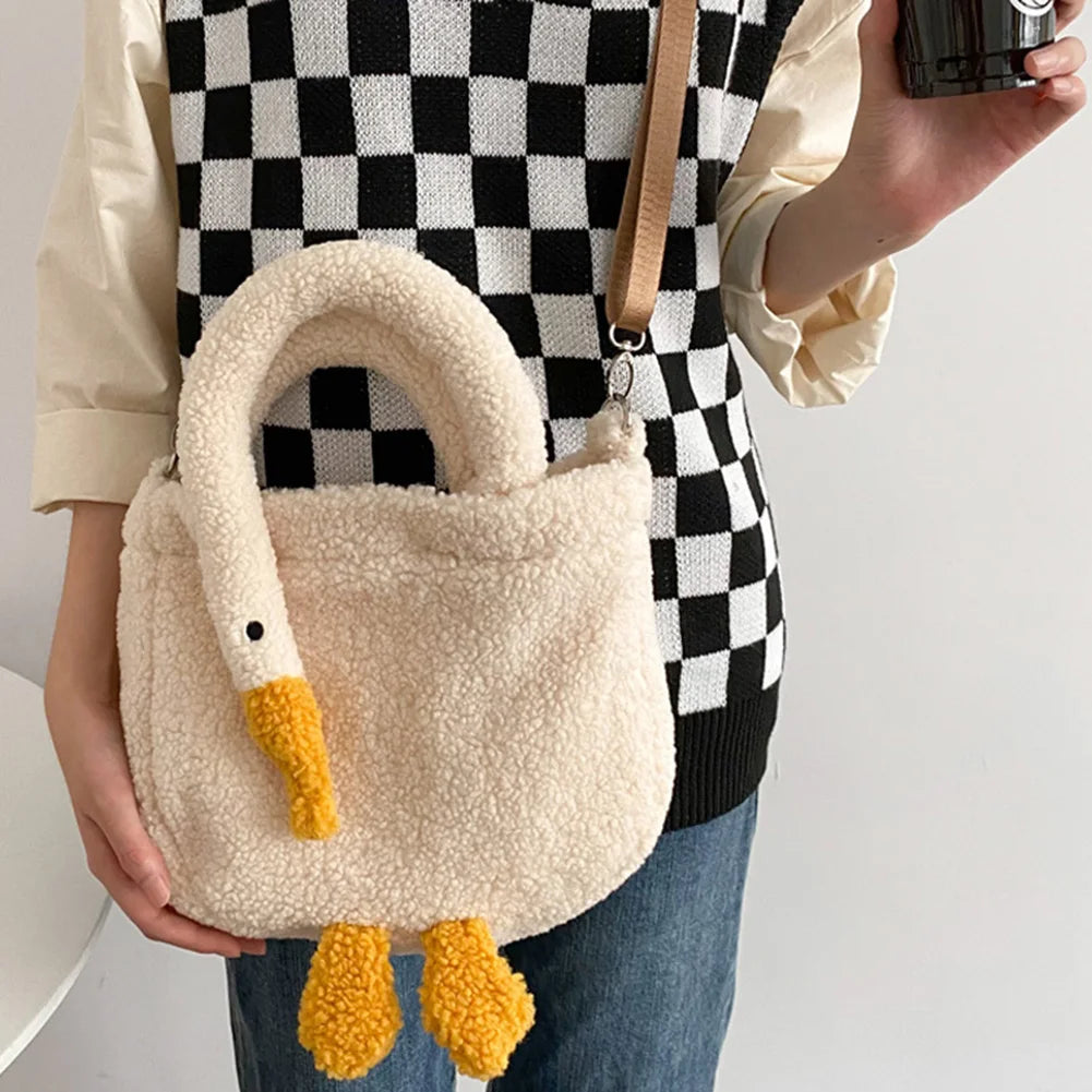 Plush Female Tote Bags