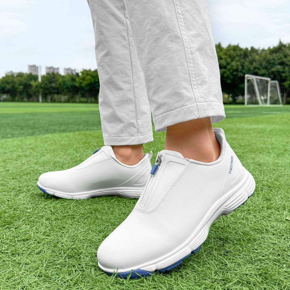 Men Golf Shoes Professional Performance Outdoor Footwear With Rubber Outsole