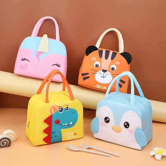 Cartoon Children's Lunch Bag Thermal Insulation Aluminum Film High Quality