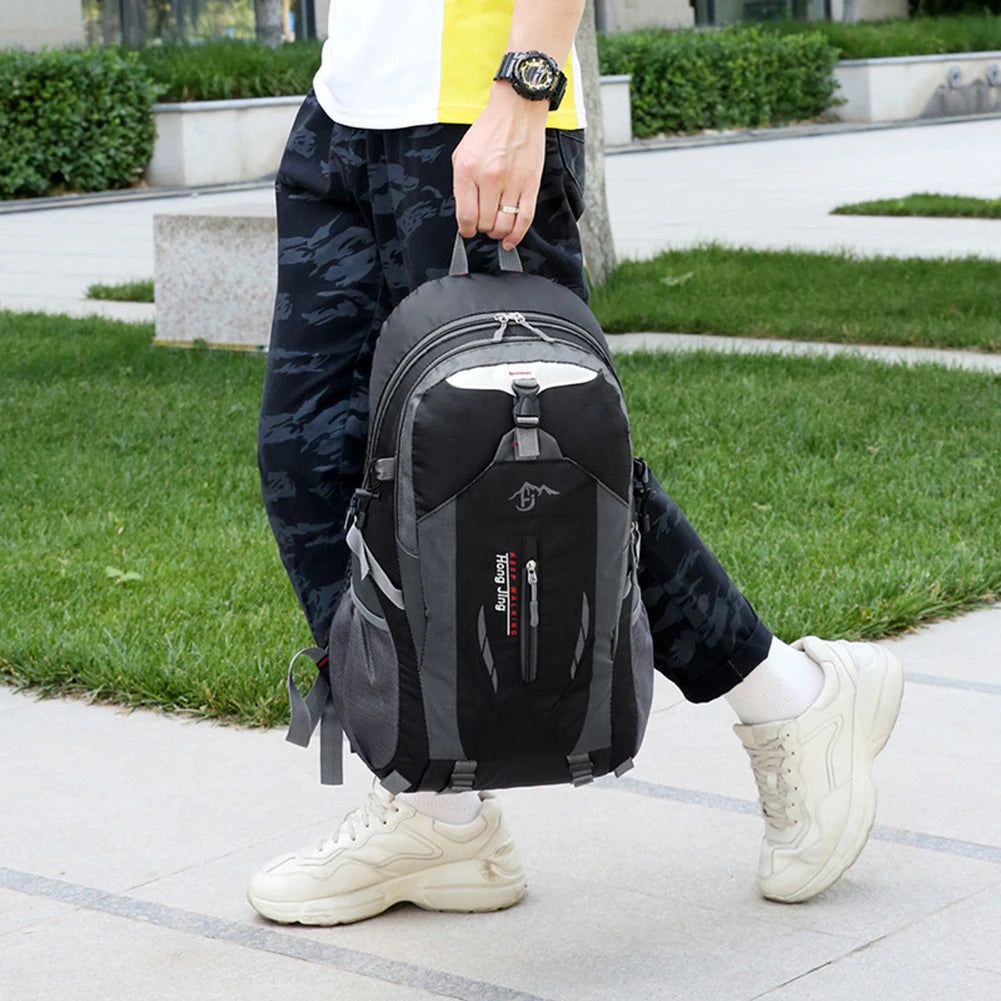 Polyester Fishing Backpack Unisex Breathable Large Capacity Wear Resistant