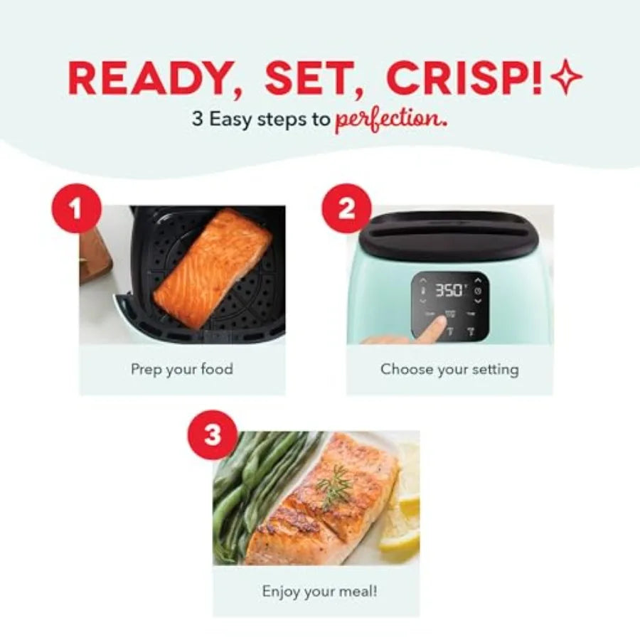 Compact Air Fryer For Fries And Nuggets Kitchen Gadget