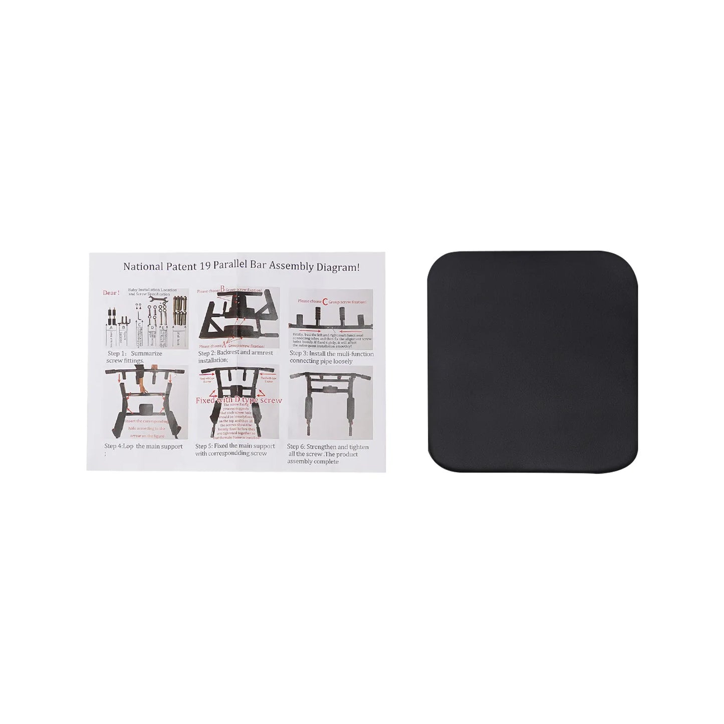 Home Wall Mount Pull Up Bar Dip Stand 200kg Capacity