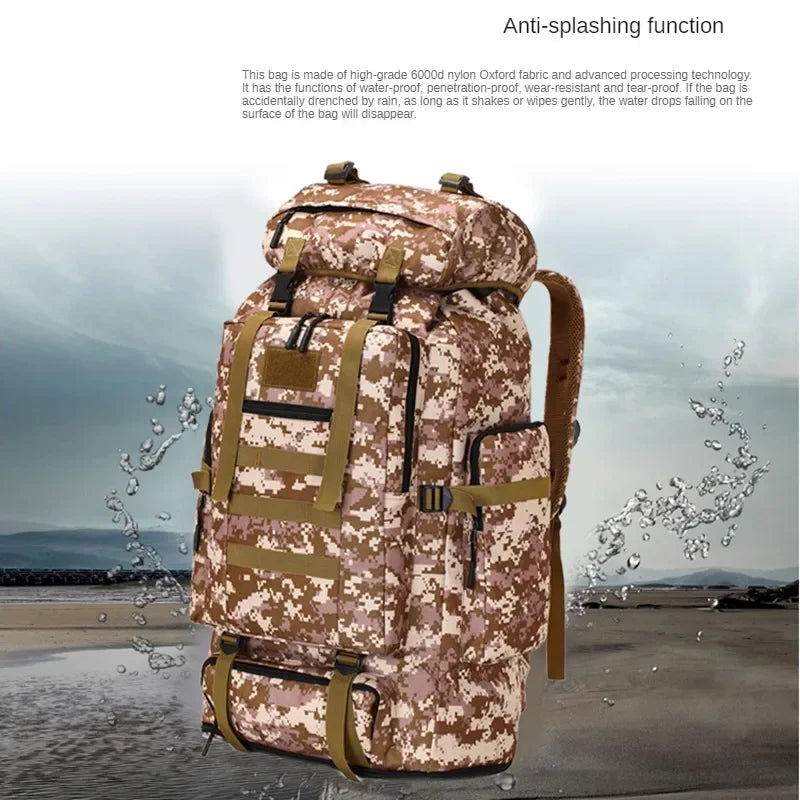 Mountaineering Backpack Softback Large Unisex Tactical Bag