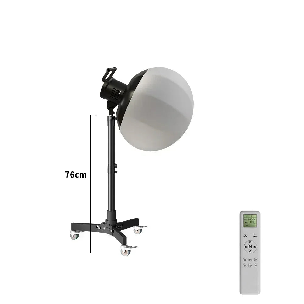 Globe Lantern Softbox Diffuser 65cm 115W Lighting For Film Video