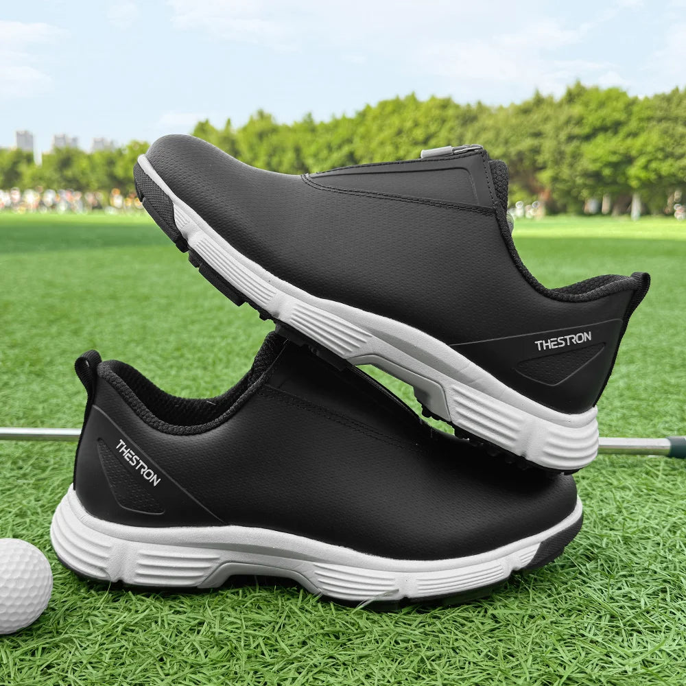 Men Golf Shoes Professional Performance Outdoor Footwear With Rubber Outsole