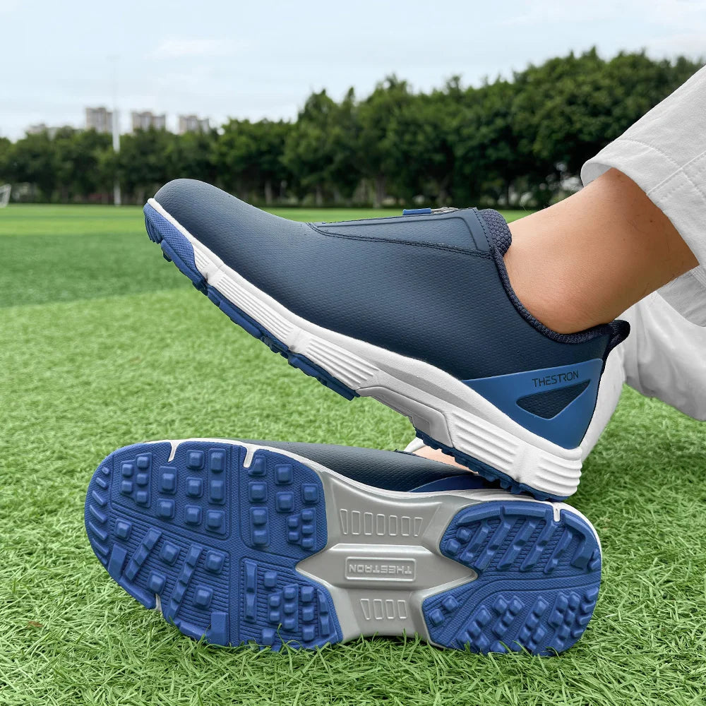 Men Golf Shoes Professional Performance Outdoor Footwear With Rubber Outsole