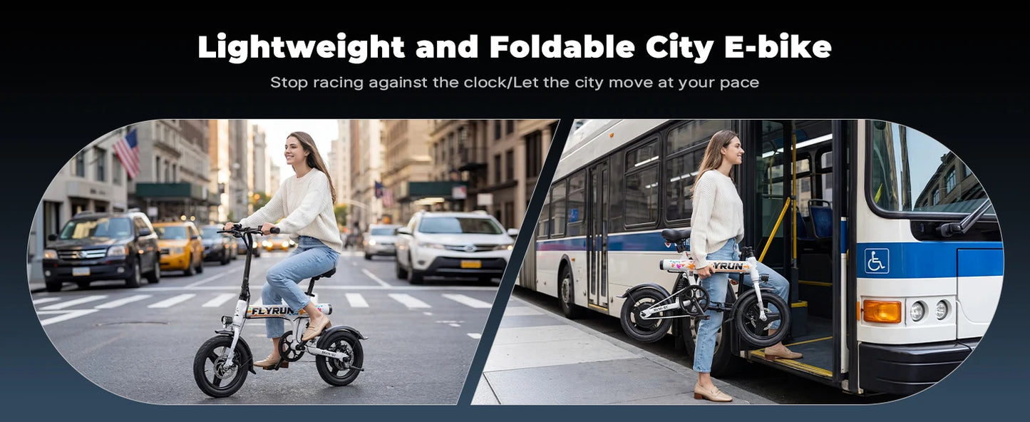 Flyrun NV14-ST Electric Bike 500W Peak Motor Road Bicycle