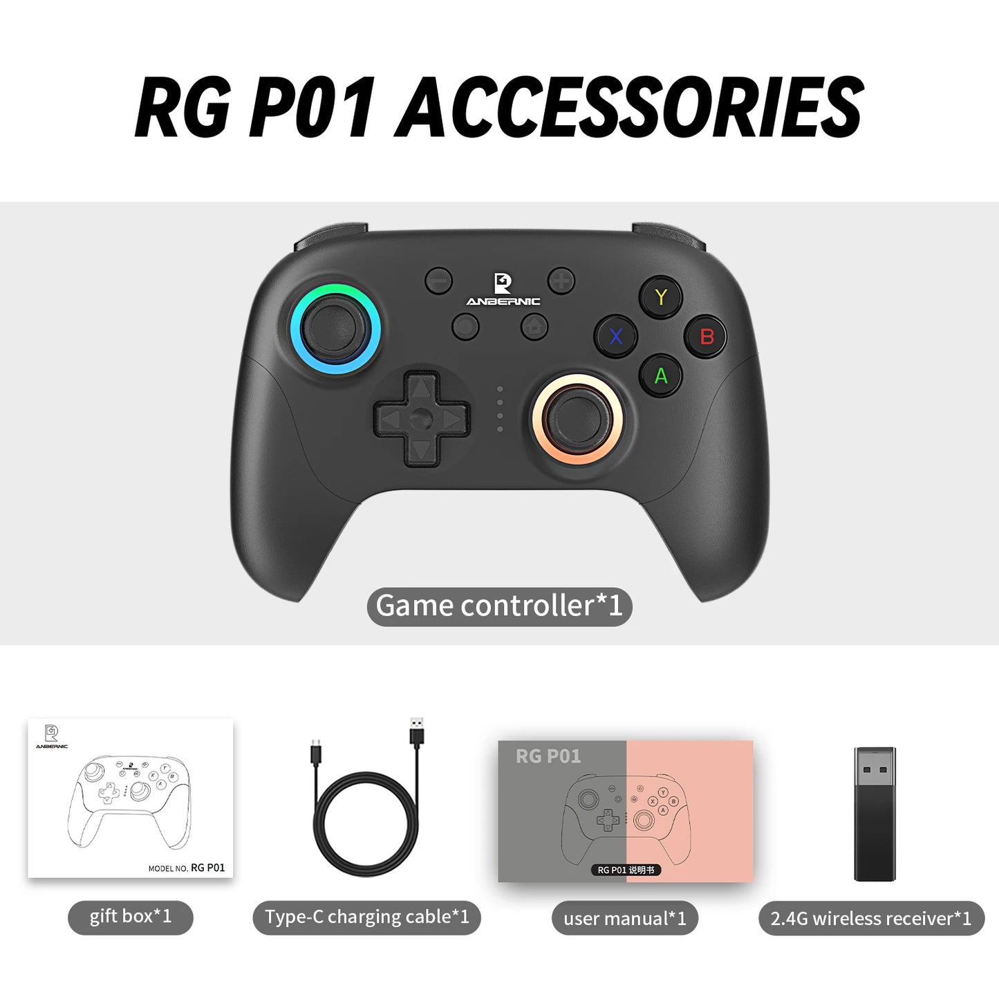 Anbernic Xbox Gamepad Controller for PC Android iOS Steam