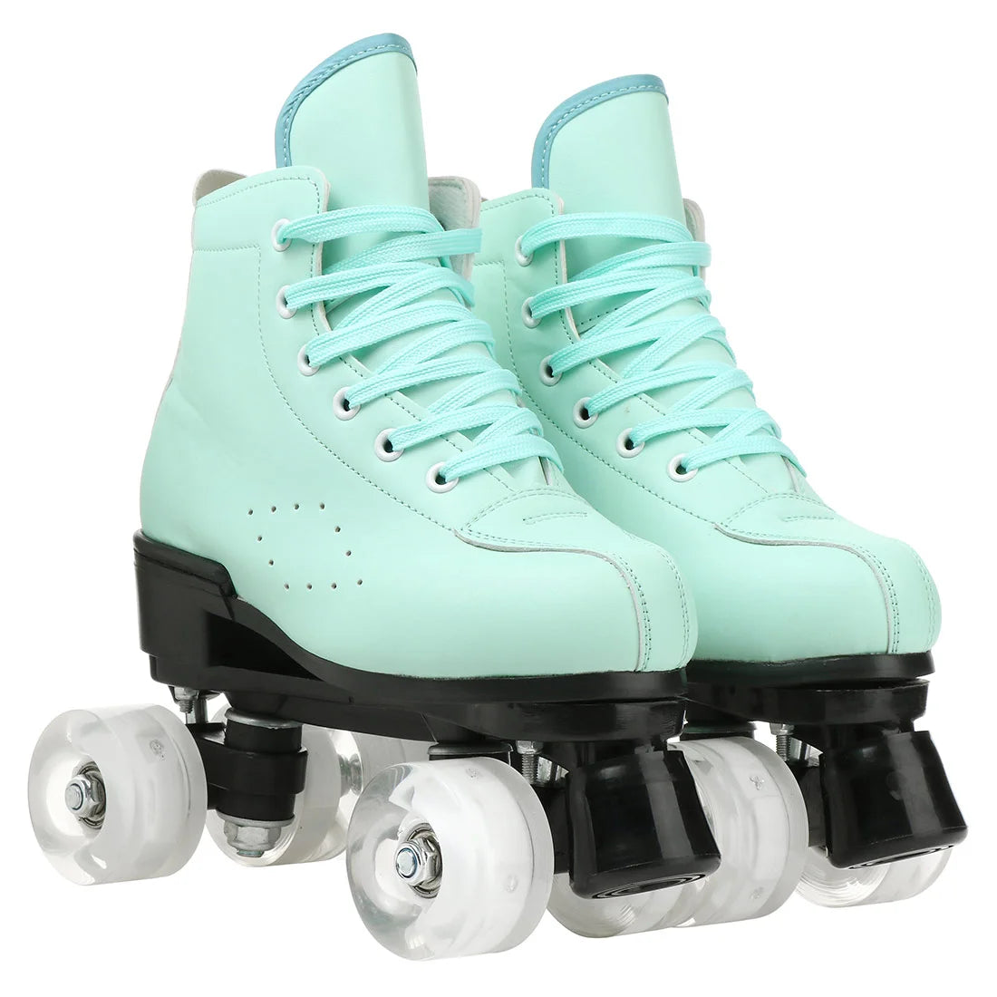 Outdoor Sneakers PU Leather Roller Skates