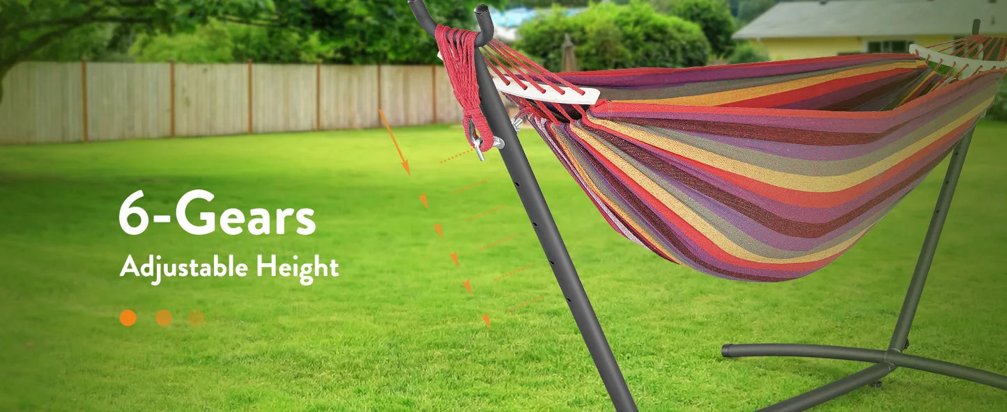 Gyroor Adjustable Stand Hammock Supports 600 Lb Capacity