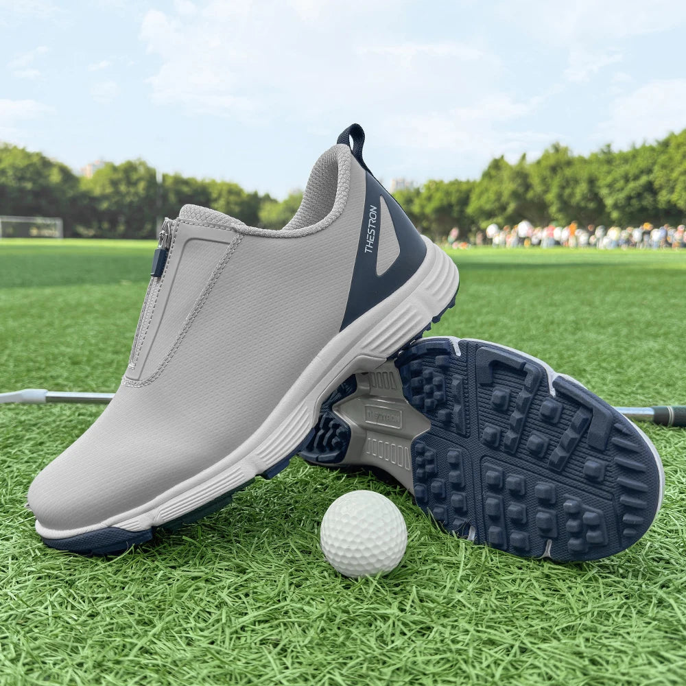 Men Golf Shoes Professional Performance Outdoor Footwear With Rubber Outsole