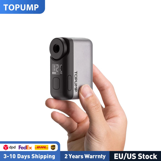 TOPUMP TB2 PRO Electric Mini Portable Bike Pump Cordless Inflator