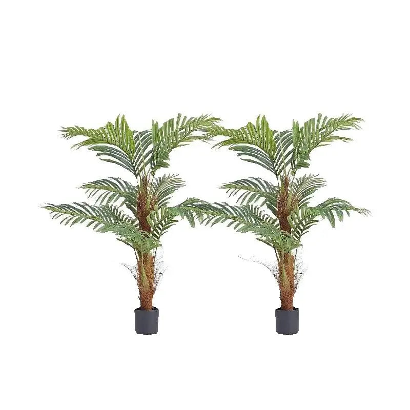 SucceBuy Artificial Palm Tree Faux Plant For Outdoor Display