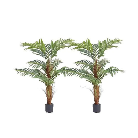 SucceBuy Artificial Palm Tree Faux Plant For Outdoor Decor