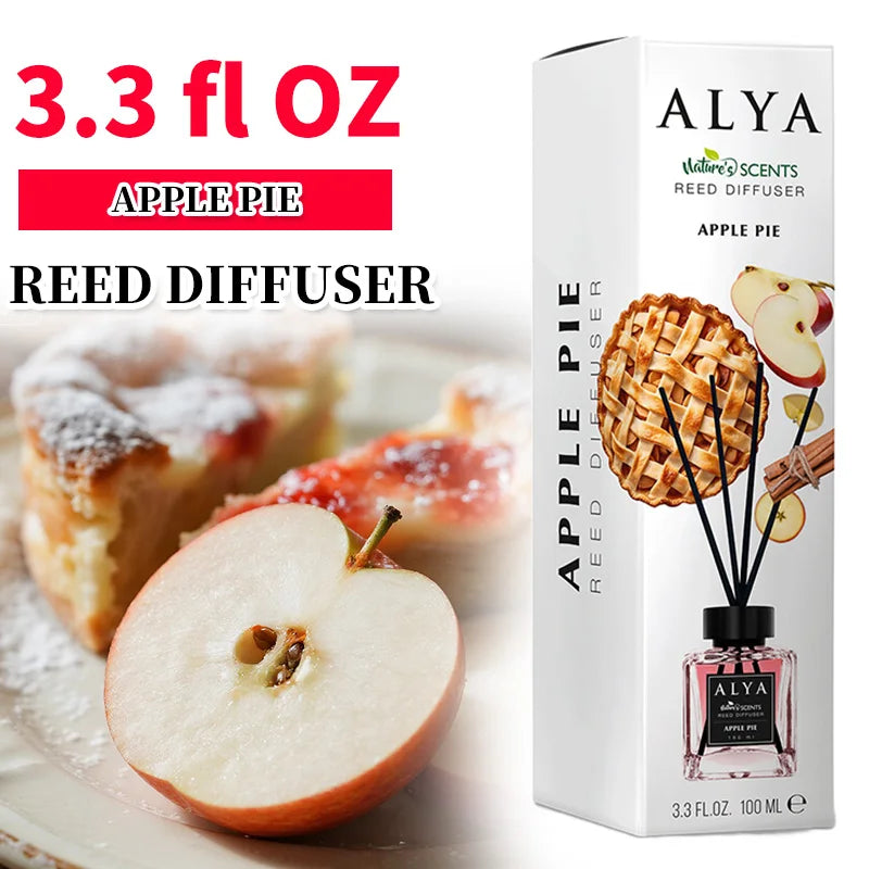 Scented Reed Diffuser Set With Four Incense Sticks