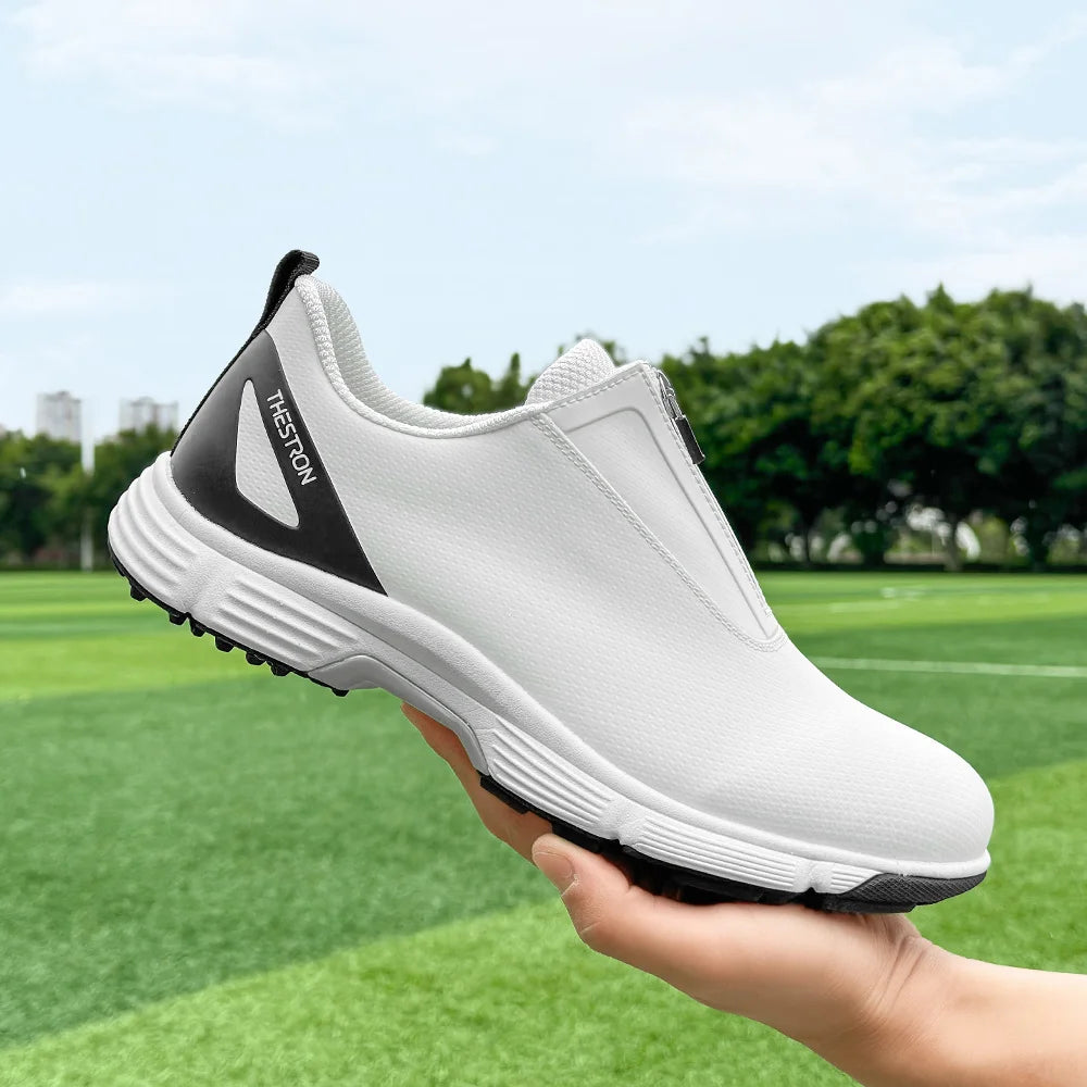 Men Golf Shoes Professional Performance Outdoor Footwear With Rubber Outsole