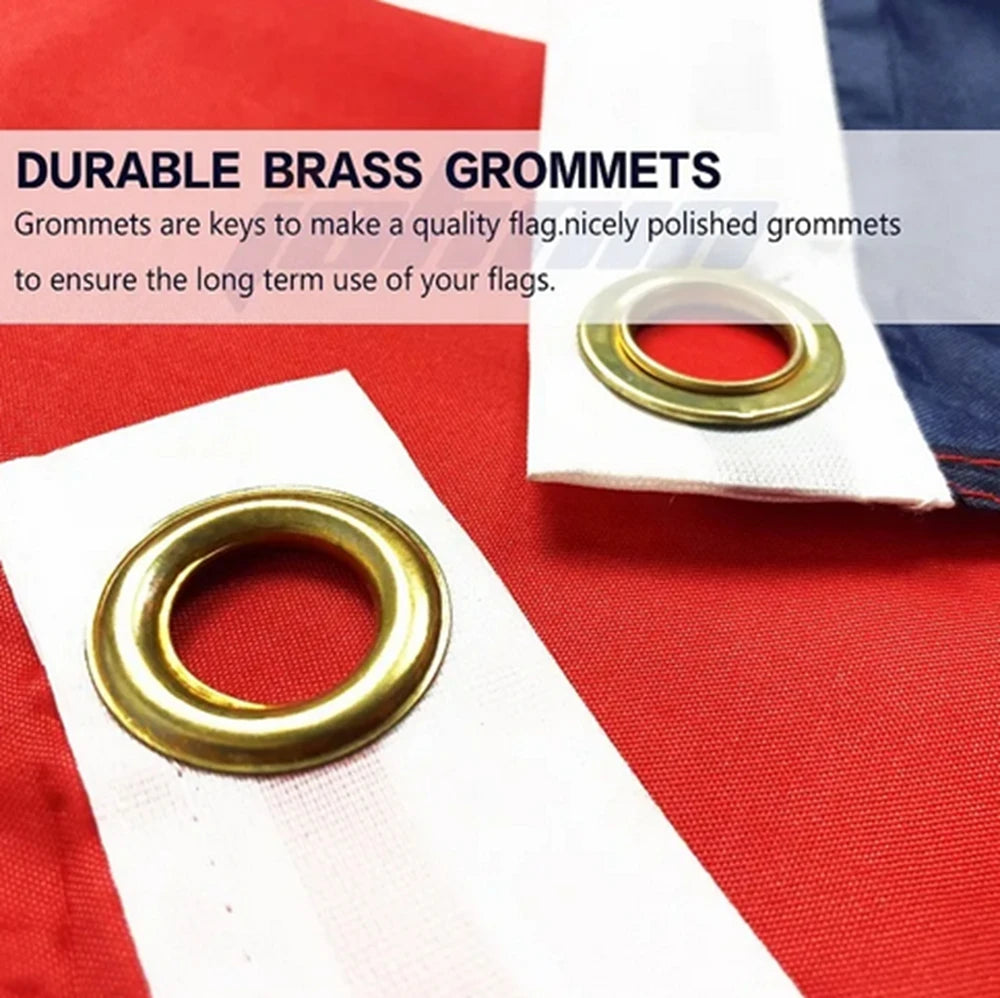 Betsy Ross American Flag Banner With Brass Grommets