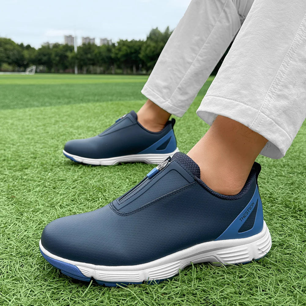 Men Golf Shoes Professional Performance Outdoor Footwear With Rubber Outsole