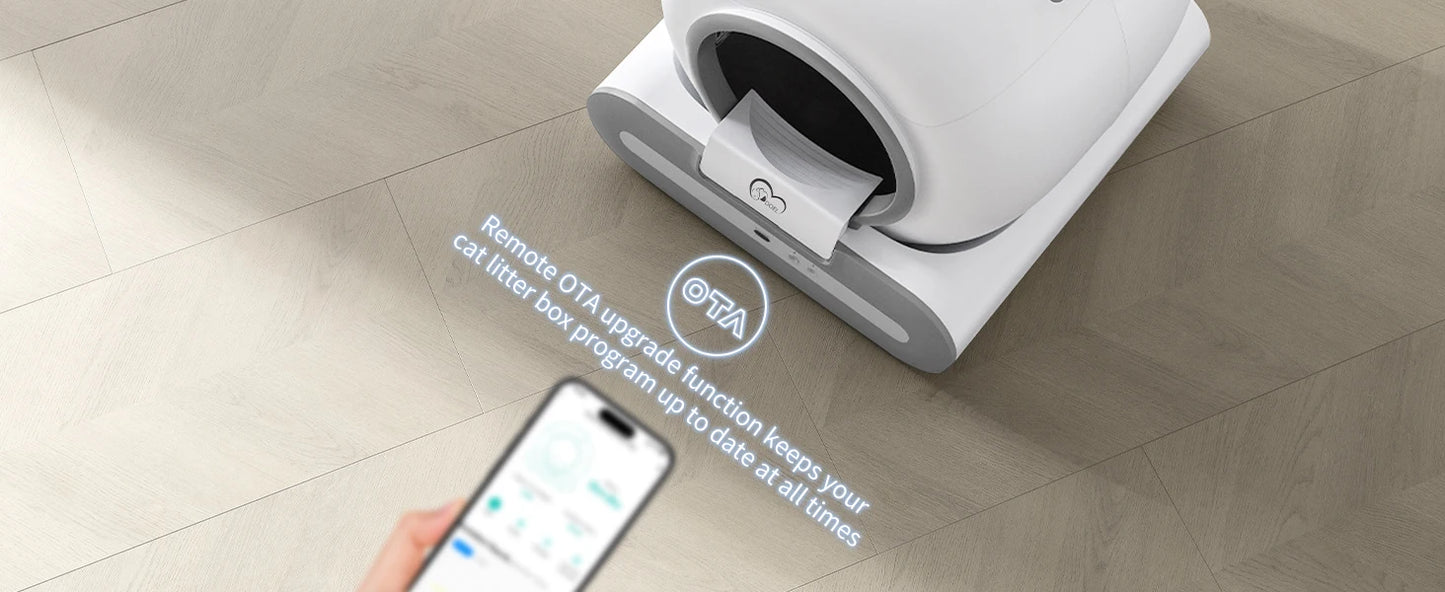 App Controlled Self Cleaning Cat Litter Box With WiFi Connection