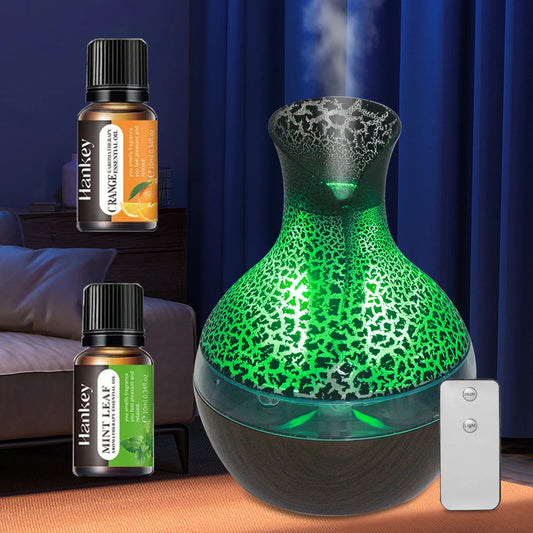 USB Ultrasonic Humidifier Essential Oil Diffuser With LED For Tabletop
