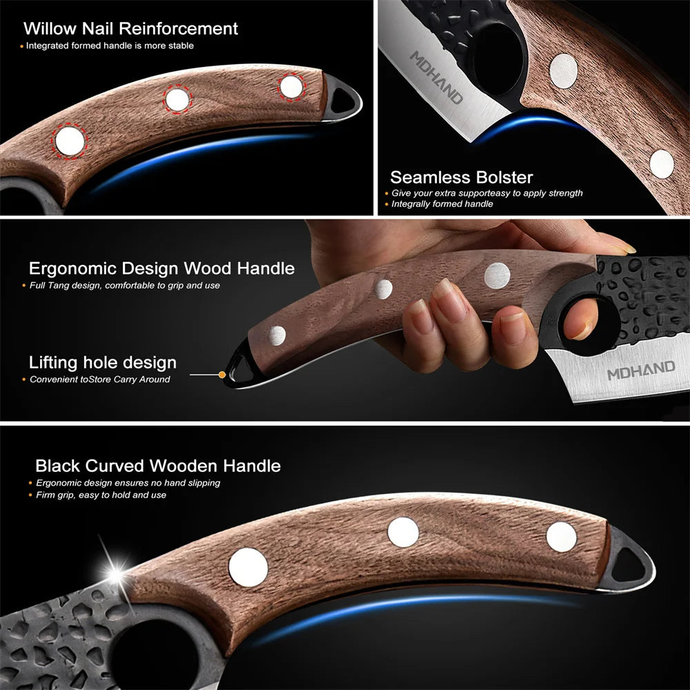 ZENG Boning Knife Stainless Steel Hand Forged for Precision Cutting