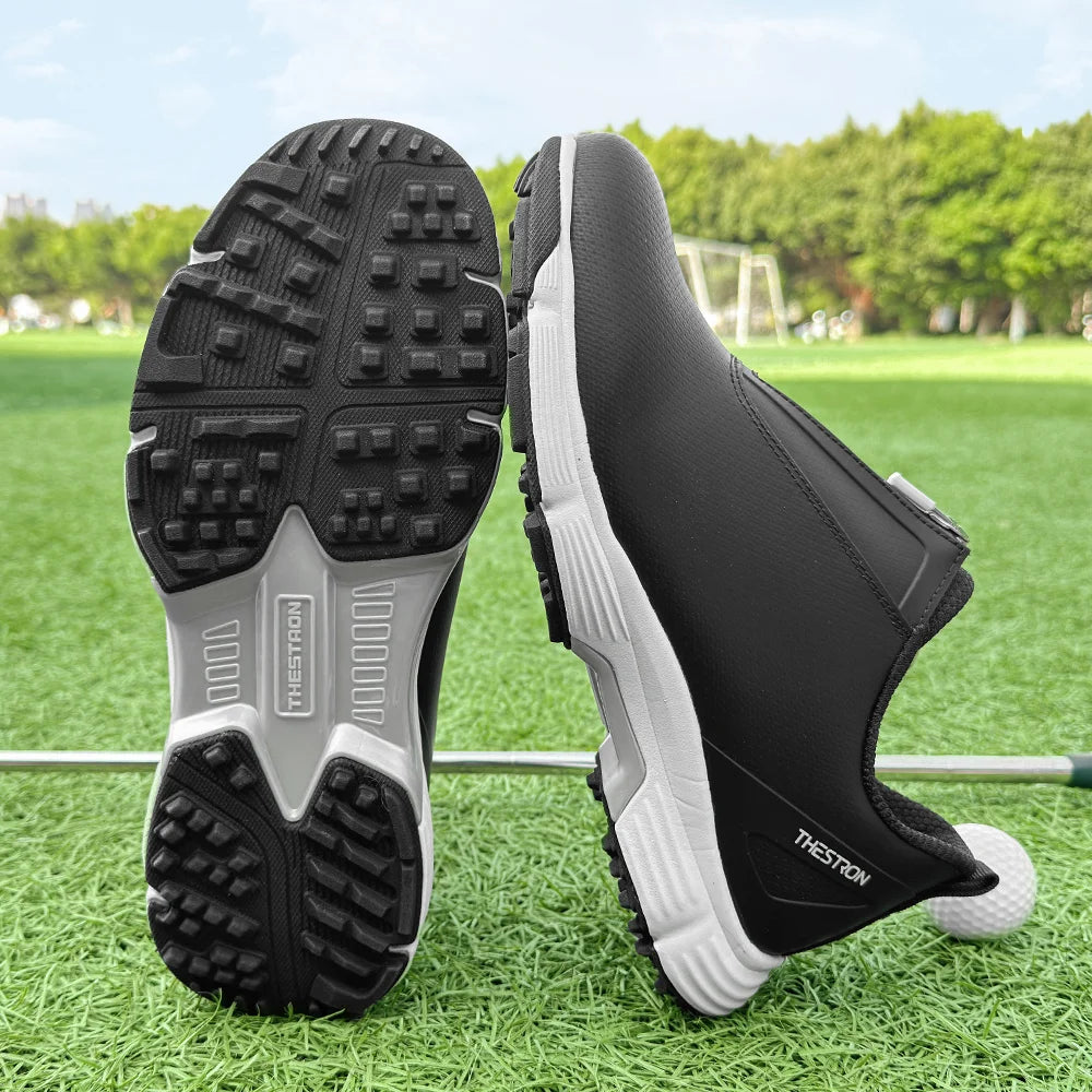 Men Golf Shoes Professional Performance Outdoor Footwear With Rubber Outsole