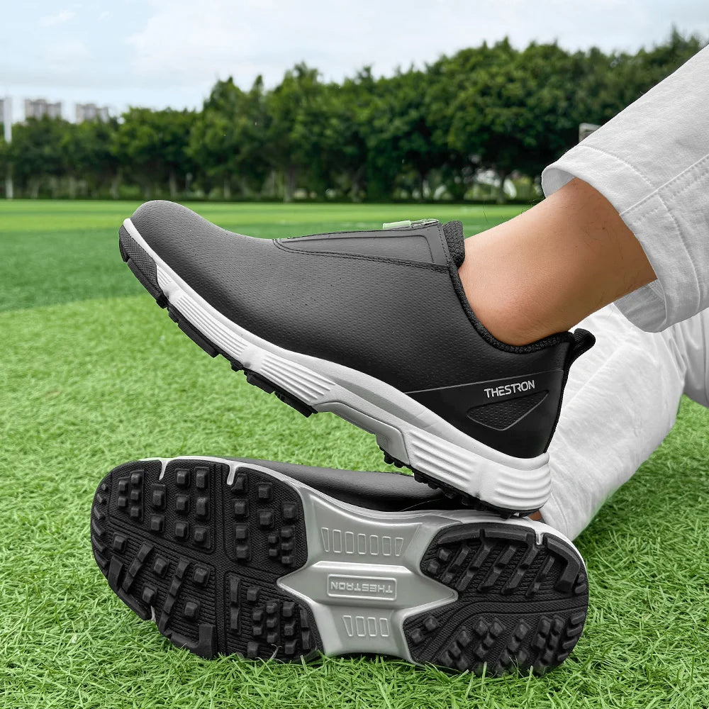 Men Golf Shoes Professional Performance Outdoor Footwear With Rubber Outsole