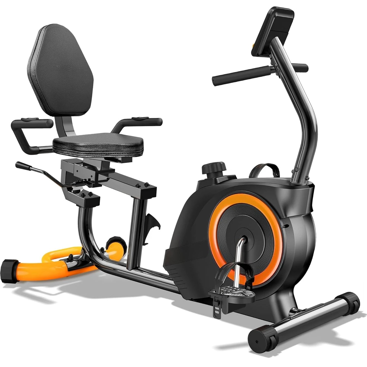 Quiet Recumbent Stationary Bike for Elderly and Adults