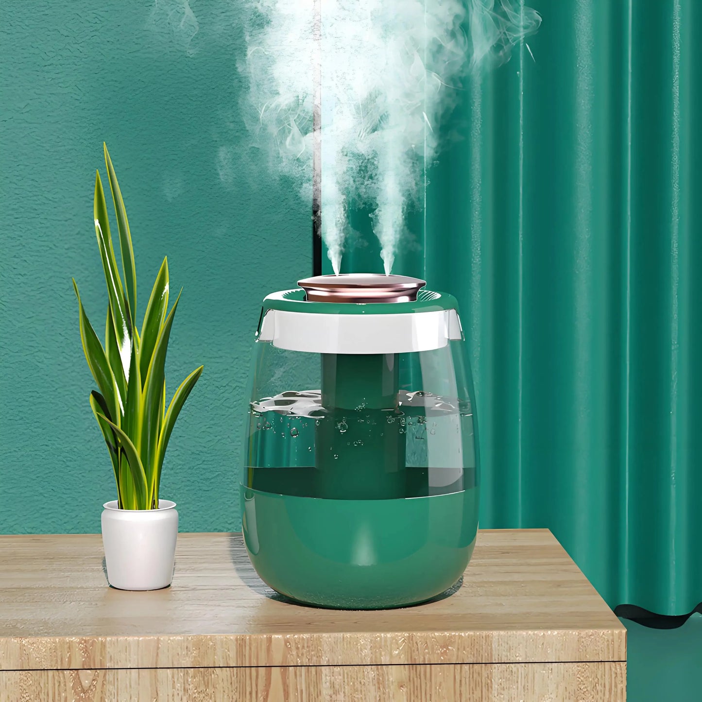 Double Spray Humidifier USB Powered Mist For Rooms