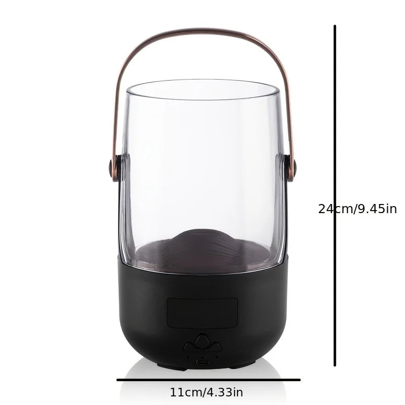 USB Aroma Humidifier With Night Light Timer Auto Shut Off