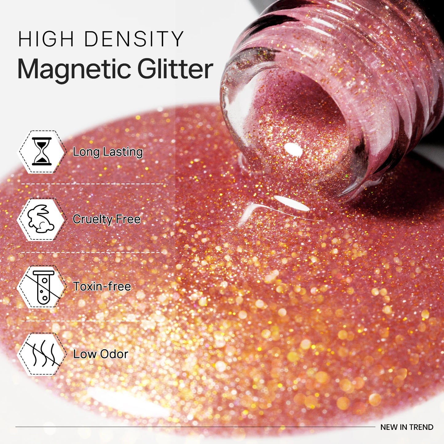 MIZHSE Magnetic Cat Eye Gel Polish Set With Magnet