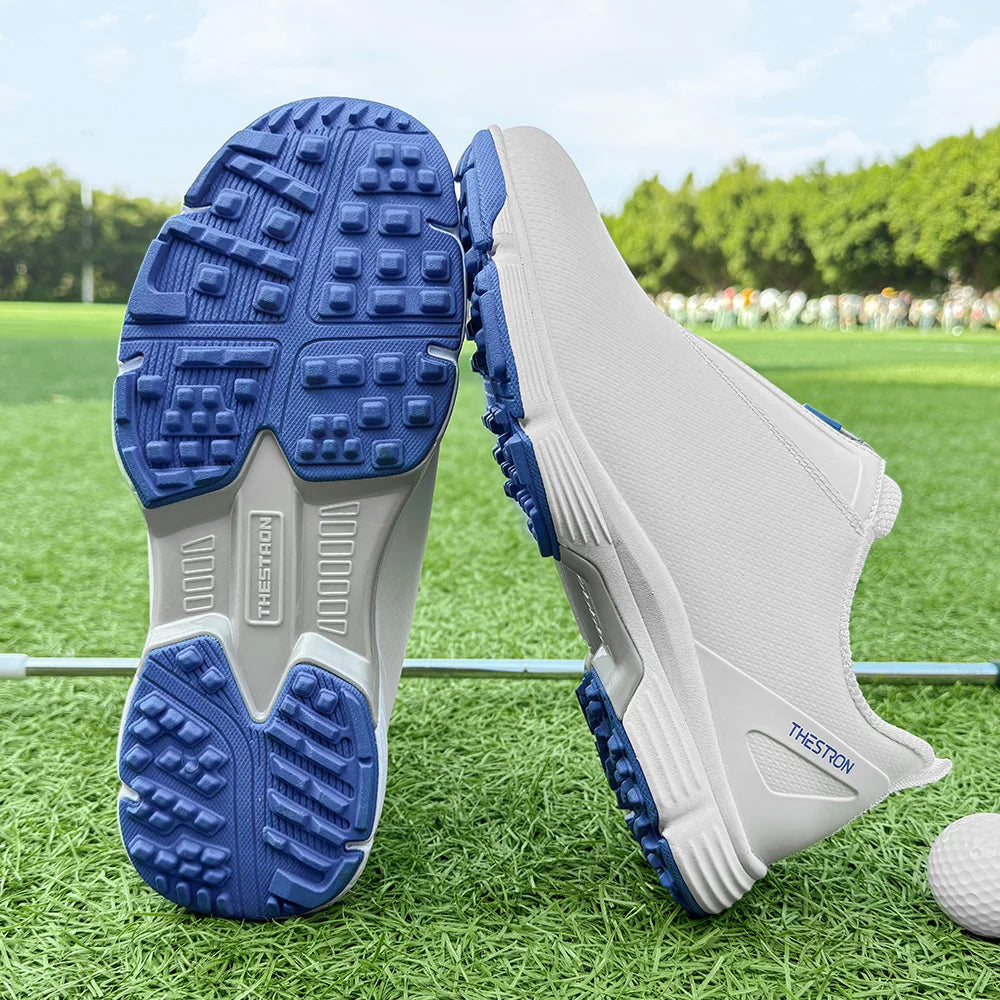 Men Golf Shoes Professional Performance Outdoor Footwear With Rubber Outsole