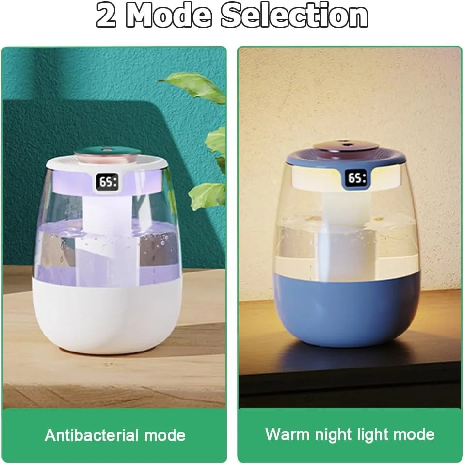 Double Spray Humidifier USB Powered Mist For Rooms